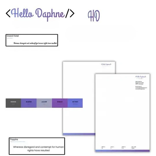 Corporate identity design expample